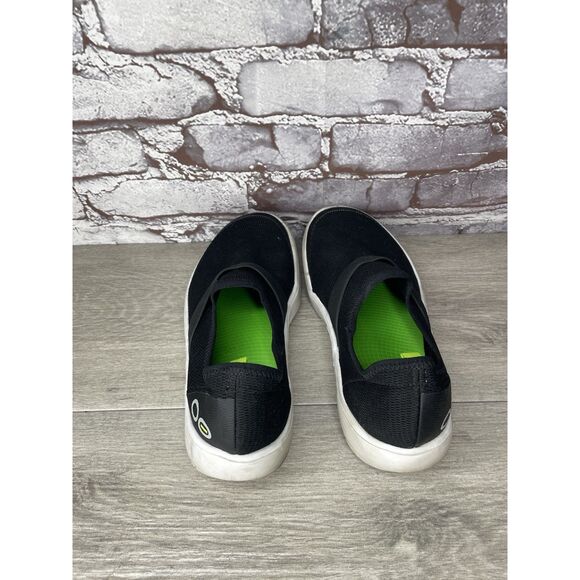Oofos Black Fabric Slip On Recovery Shoes Women Sz 38.5EU/8M US - Picture 6 of 16